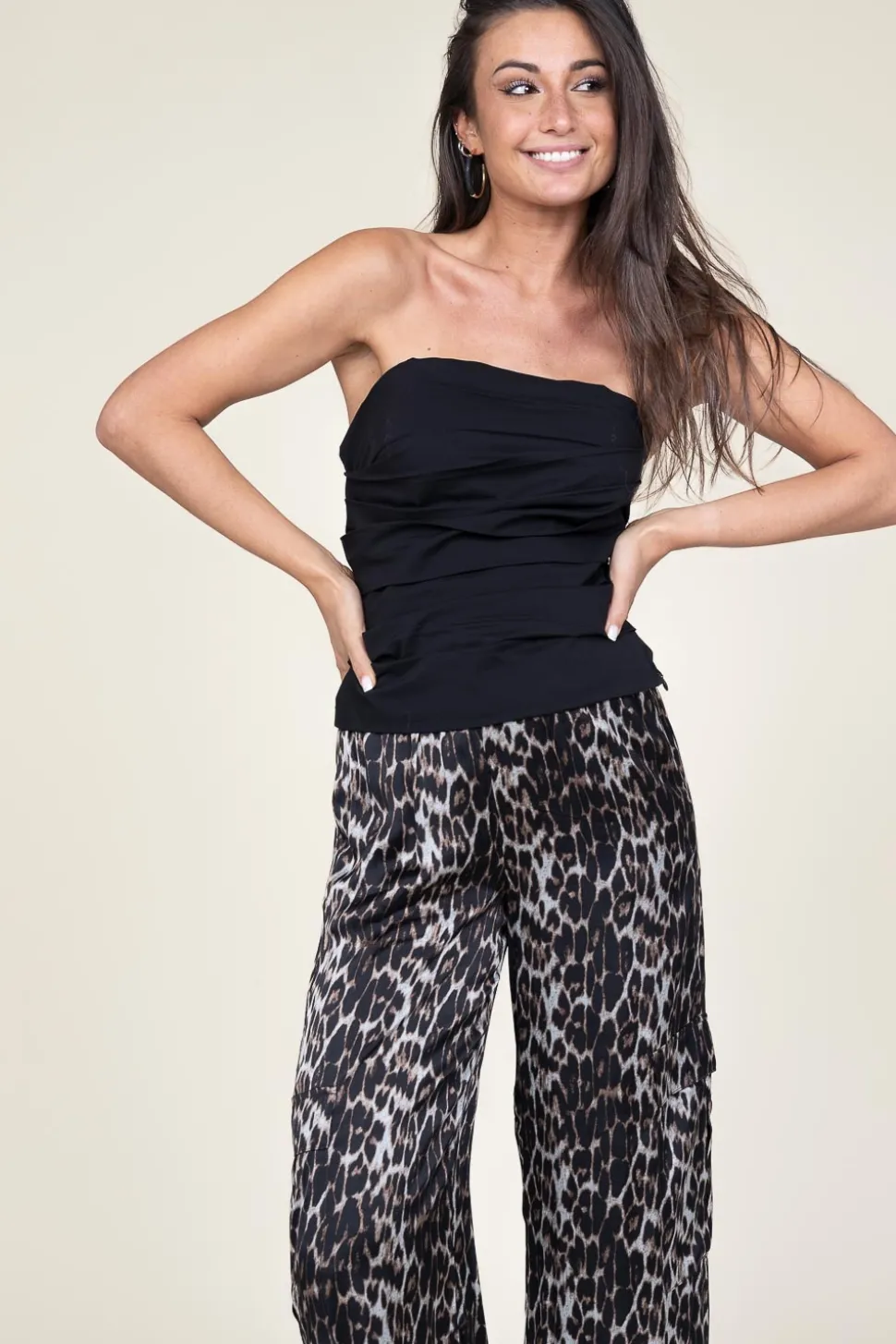 Cotton Bandeau Top Lilly | Black... | Co'Couture | Little Soho