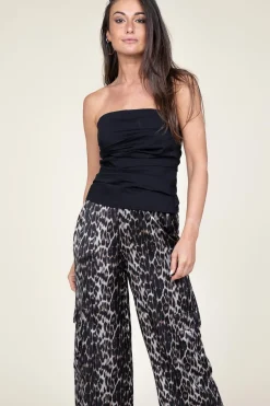 Cotton Bandeau Top Lilly | Black... | Co'Couture | Little Soho