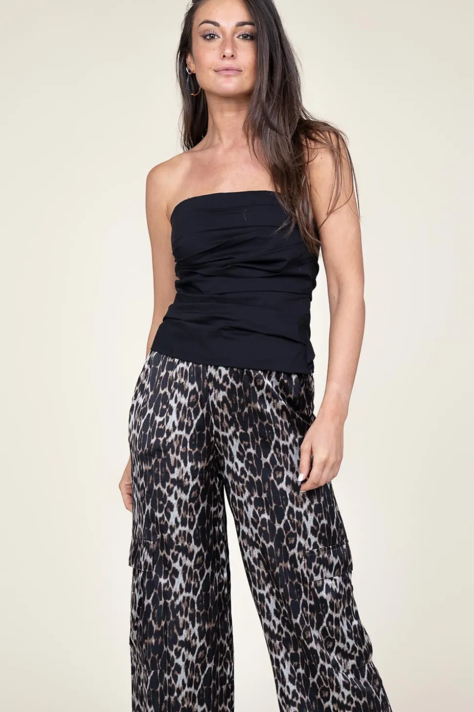 Cotton Bandeau Top Lilly | Black... | Co'Couture | Little Soho
