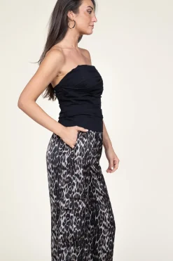 Cotton Bandeau Top Lilly | Black... | Co'Couture | Little Soho