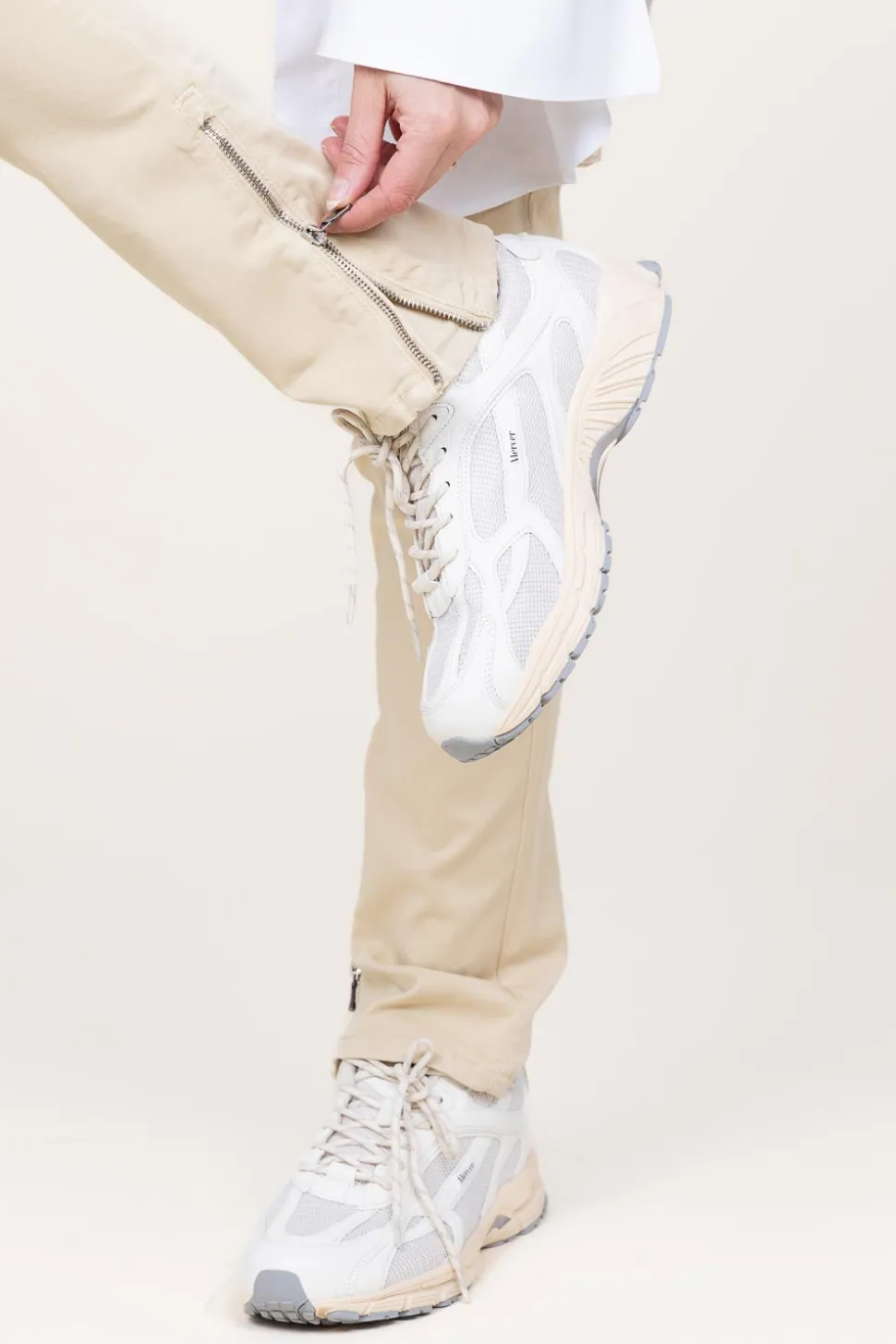 Cotton Cargo Pants Jill | Beige... | Patrizia Pepe | Little Soho