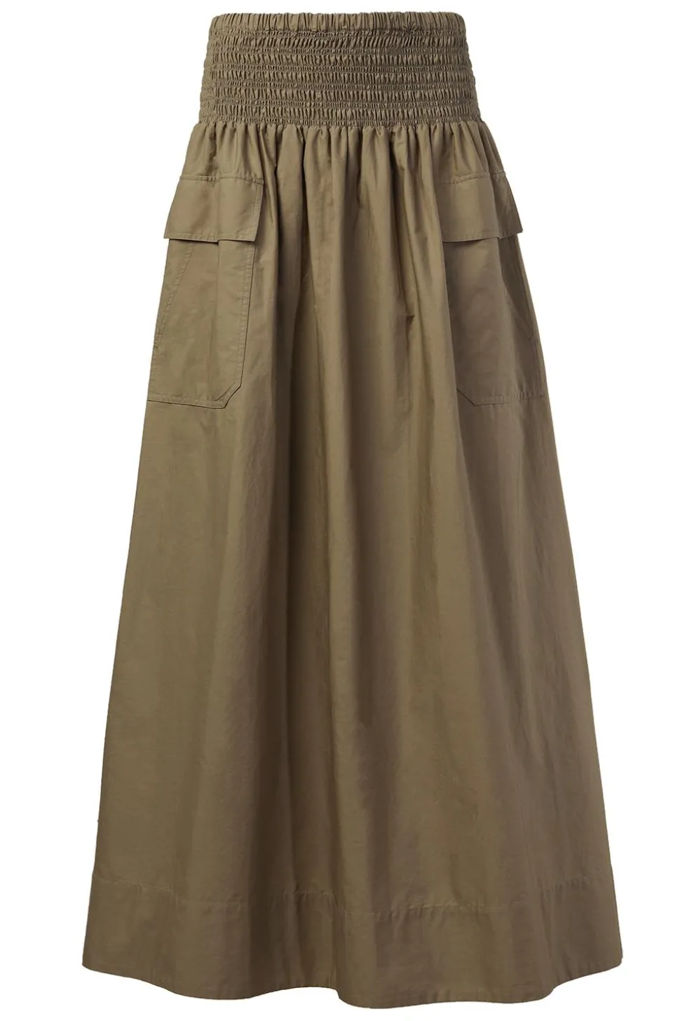 Cotton Cargo Skirt Pelambre | Green... | Mes Demoiselles | Little Soho