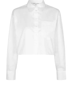 Cotton Cropped Blouse Charm | White... | Second Female | Little Soho