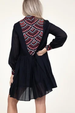 Cotton Dress Alexa | Black... | Greek Archaic Kori | Little Soho