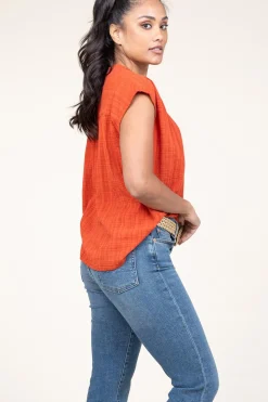 Cotton Mix Blouse Ophelia | Red... | Stella Forest | Little Soho