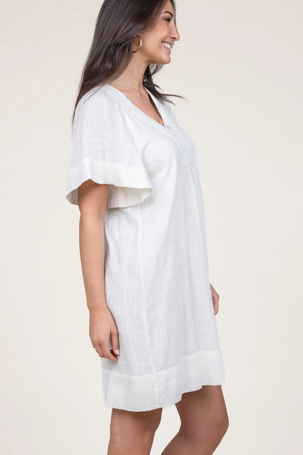 Cotton Mix Dress Ophelia | Natural... | Stella Forest | Little Soho