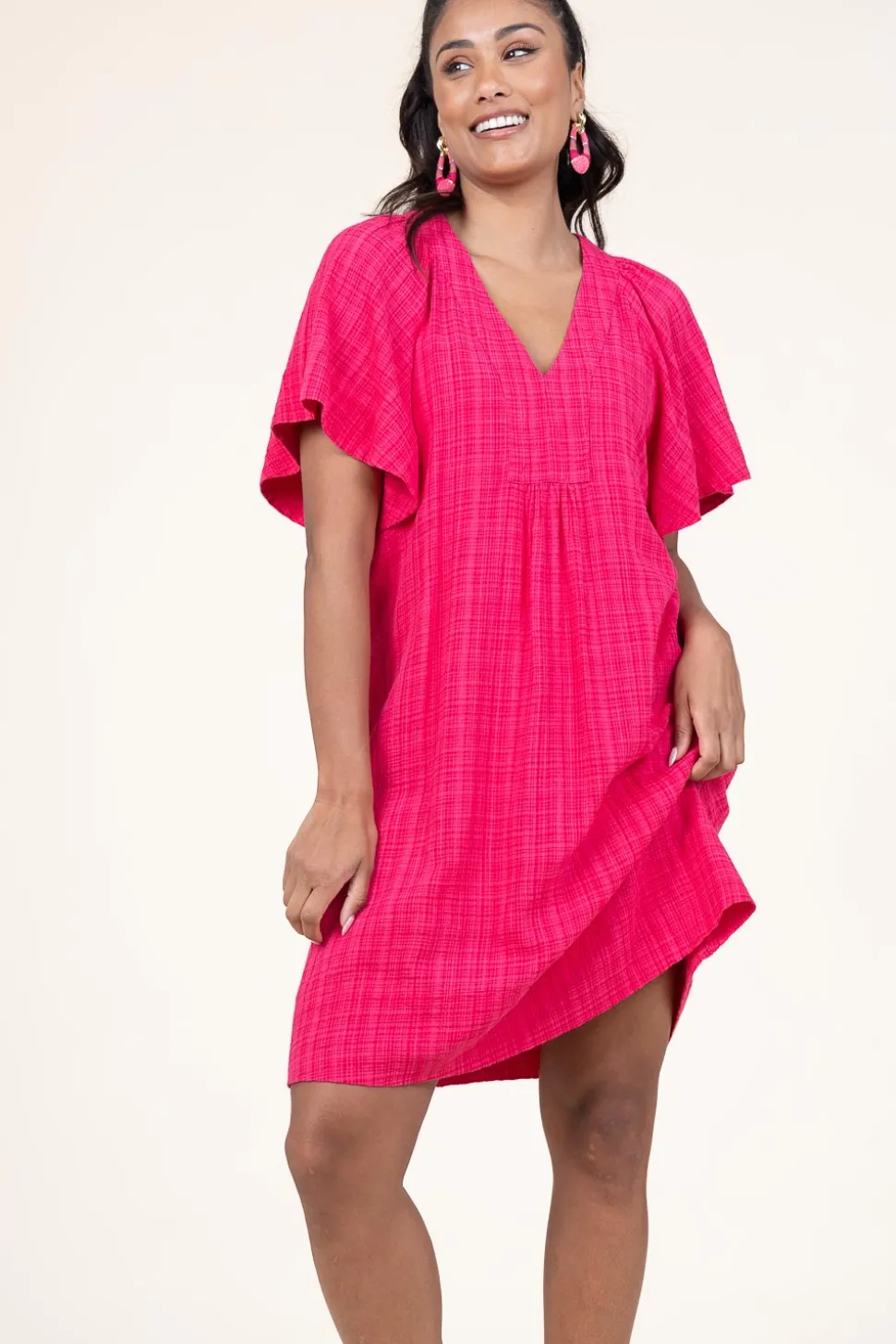 Cotton Mix Dress Ophelia | Pink... | Stella Forest | Little Soho
