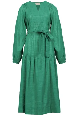 Cotton Mix Maxi Dress Ophelia | Green... | Stella Forest | Little Soho
