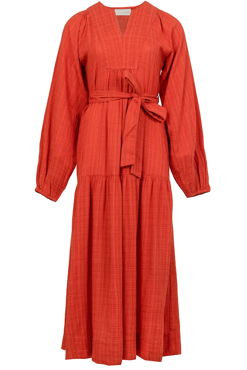 Cotton Mix Maxi Dress Ophelia | Red... | Stella Forest | Little Soho