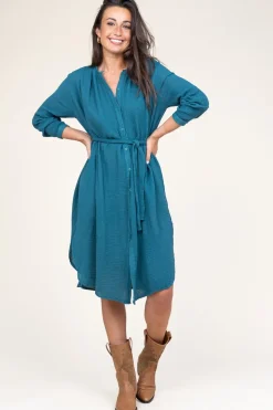 Cotton Mousseline Dress Nala | Blue... | Louizon | Little Soho