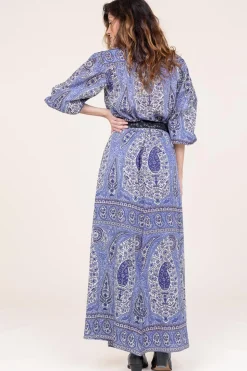 Cotton Paisley Print Top Tajar | Blue... | Antik Batik | Little Soho