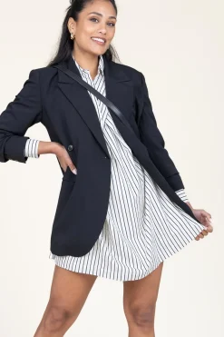 Cotton Striped Dress Fadia | Natural... | Ba&Sh | Little Soho
