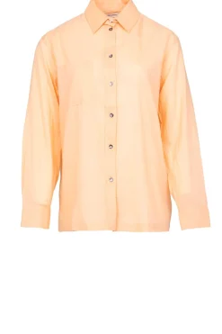 Cotton Voile Blouse Anna | Orange... | Antik Batik | Little Soho