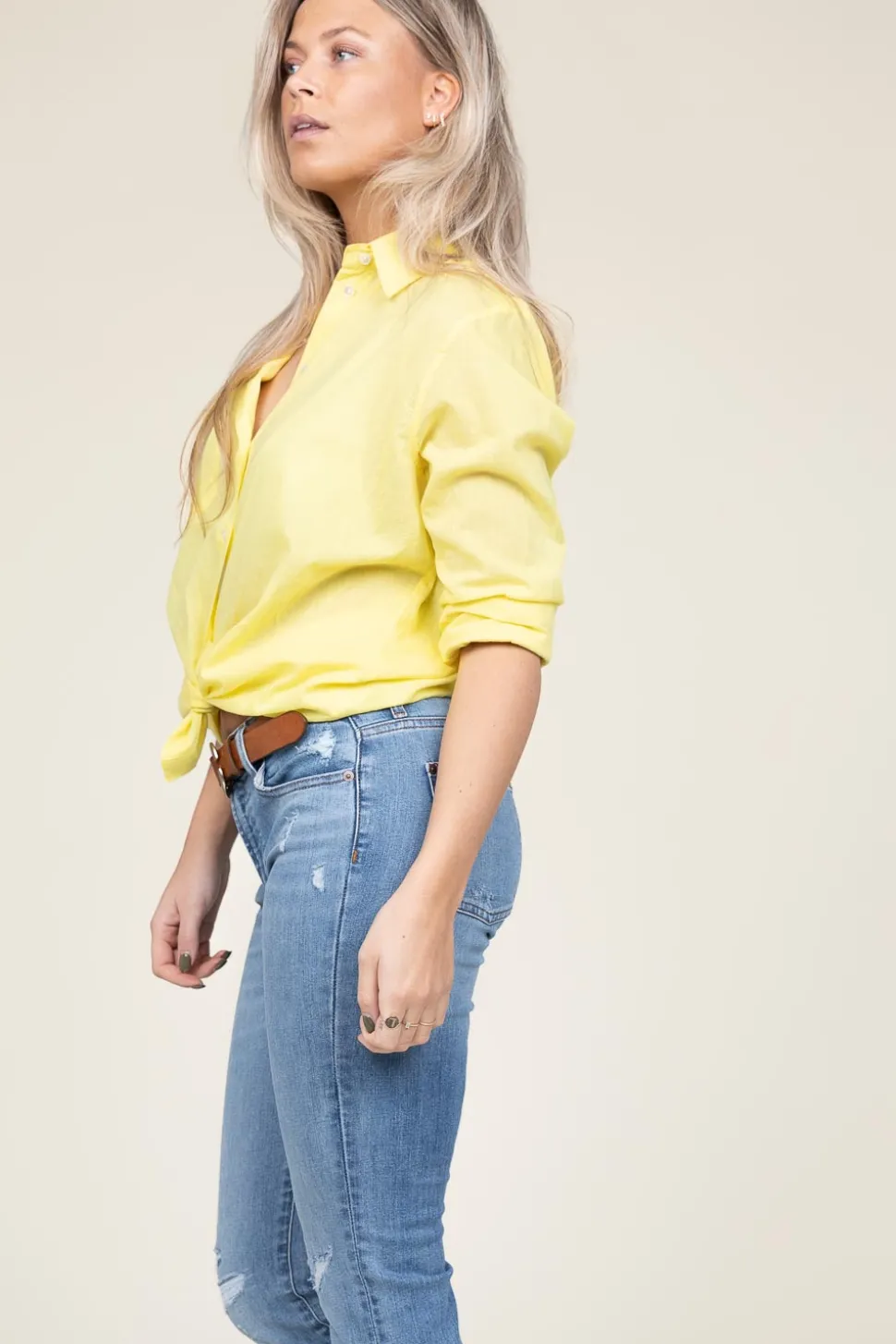 Cotton Voile Blouse Anna | Yellow... | Antik Batik | Little Soho