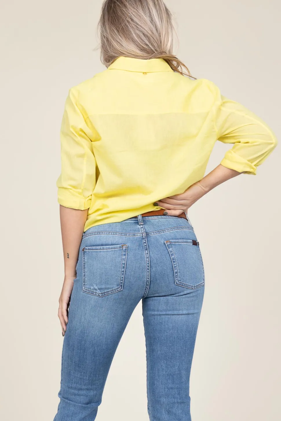 Cotton Voile Blouse Anna | Yellow... | Antik Batik | Little Soho