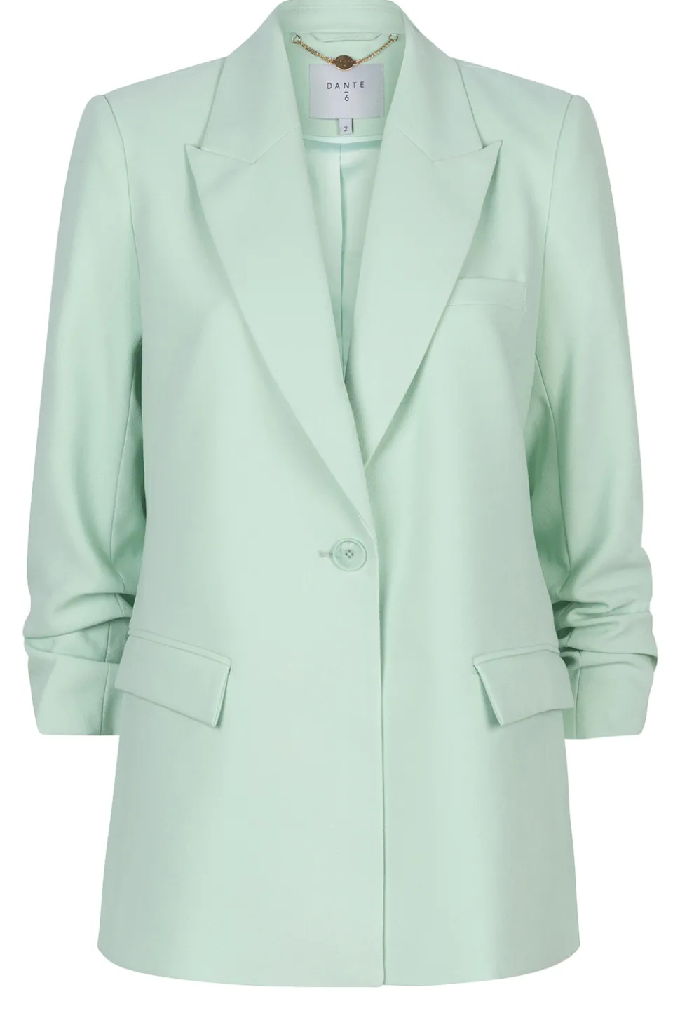 Crepe Blazer Daya | Green... | Dante 6 | Little Soho