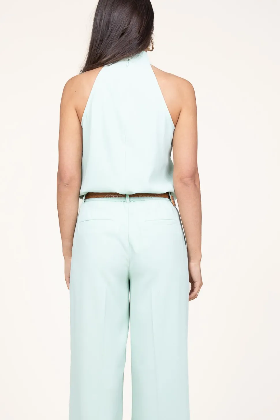Crepe Halter Top Mickey | Green... | Dante 6 | Little Soho