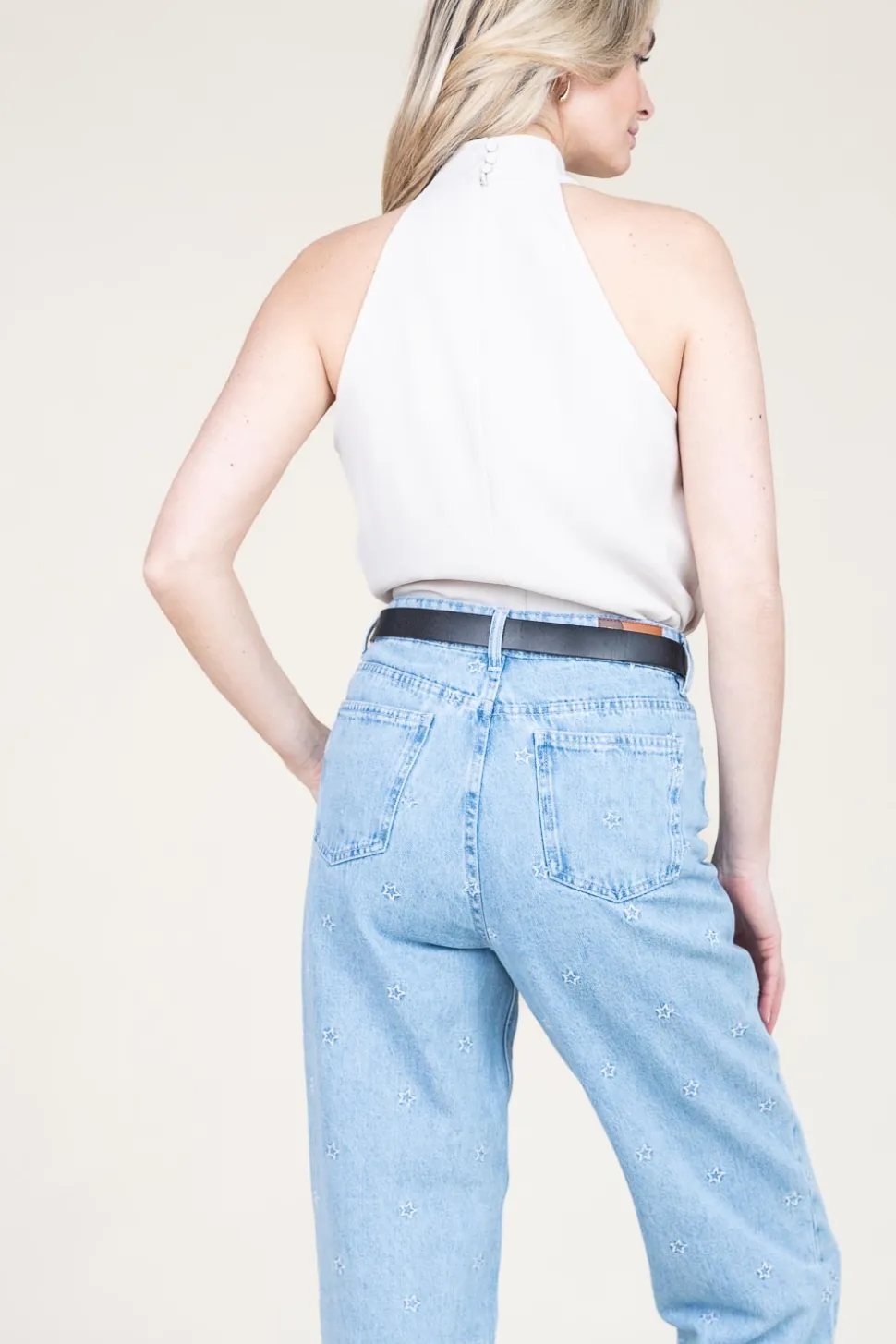 Crepe Halter Top Mickey | Natural... | Dante 6 | Little Soho