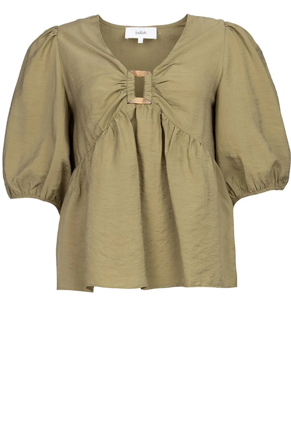 Crepe Top Locky | Green... | Ba&Sh | Little Soho