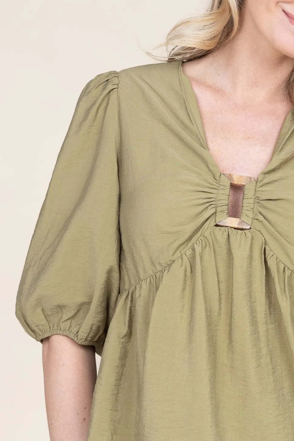 Crepe Top Locky | Green... | Ba&Sh | Little Soho