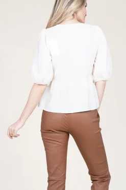 Crepe Top Locky | Natural... | Ba&Sh | Little Soho