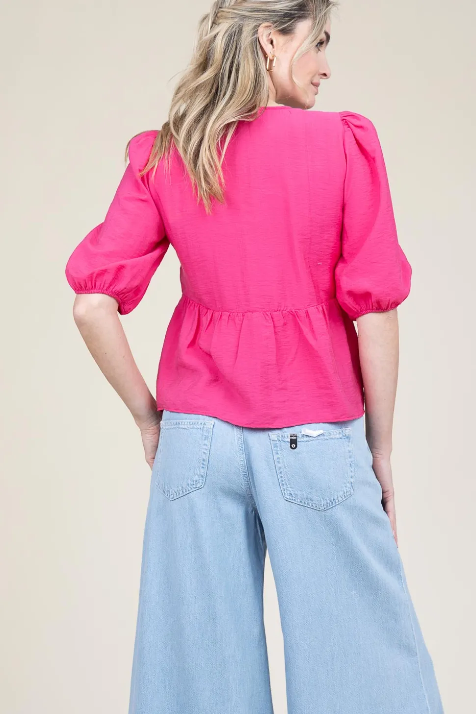 Crepe Top Locky | Pink... | Ba&Sh | Little Soho