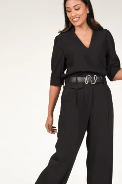 Crepe Top Malina | Black... | Dante 6 | Little Soho