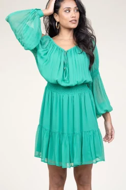 Crepe Transparant Dress Napola | Green... | Liu Jo | Little Soho