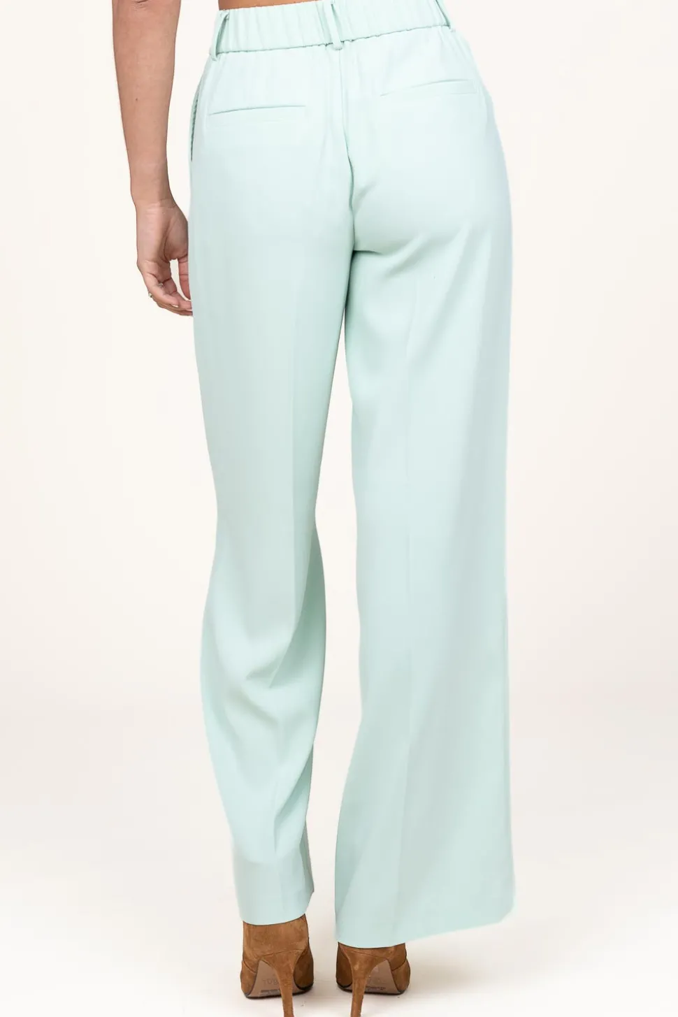 Crepe Trousers Zach | Green... | Dante 6 | Little Soho
