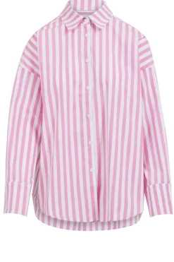 Crispy Cotton Blouse Harper | Pink... | Cc Heart | Little Soho