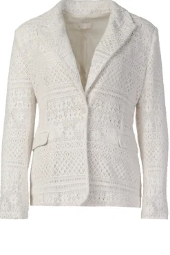 Crochet Blazer Bartolo | White... | Liu Jo | Little Soho