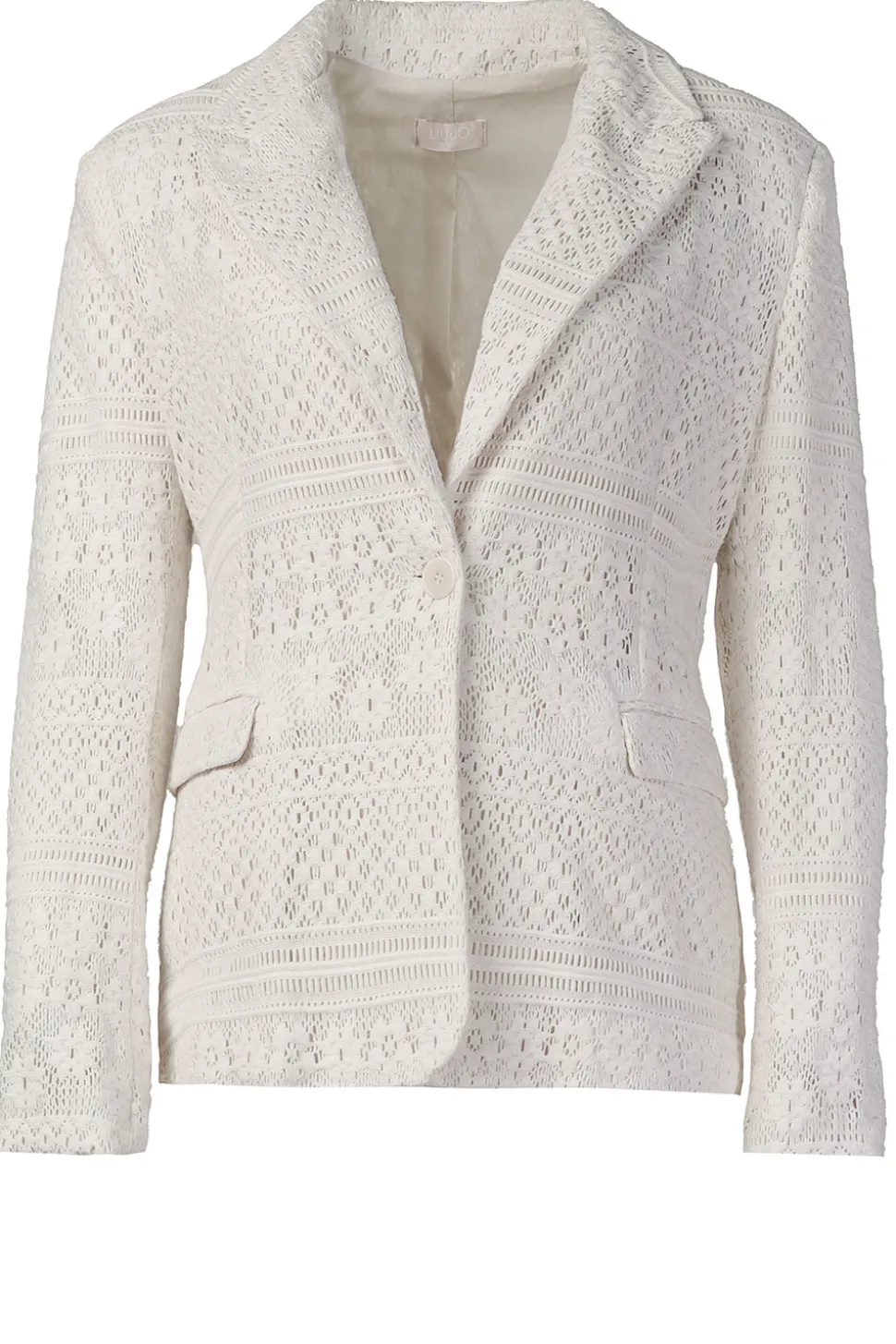 Crochet Blazer Bartolo | White... | Liu Jo | Little Soho