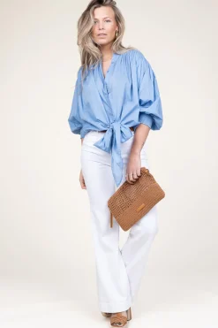 Crochet Clutch Victoria | Camel... | Gianni Chiarini | Little Soho