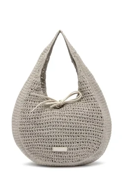 Crochet Shopper Euforia | Taupe... | Gianni Chiarini | Little Soho