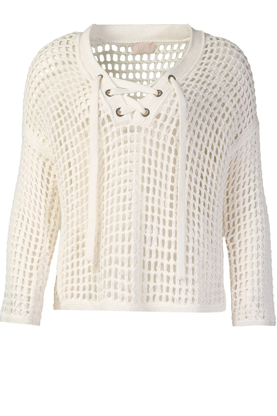 Crochet Sweater Nubia | Natural... | Liu Jo | Little Soho