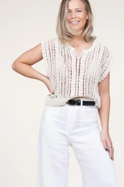 Crochet Top Corma | Natural... | Co'Couture | Little Soho