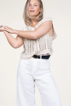 Crochet Top Corma | Natural... | Co'Couture | Little Soho
