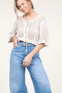 Crochet Top Corma | Natural... | Co'Couture | Little Soho