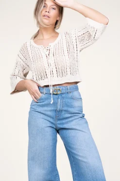 Crochet Top Corma | Natural... | Co'Couture | Little Soho