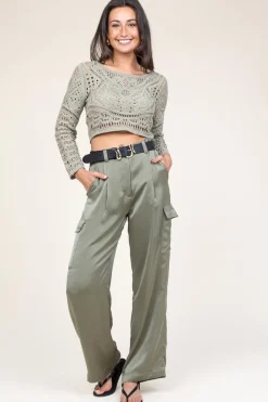 Crochet Top Marc | Green... | Ba&Sh | Little Soho