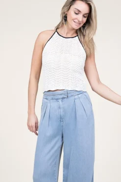 Crochet Top Pany | Natural... | Suncoo | Little Soho