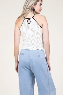 Crochet Top Pany | Natural... | Suncoo | Little Soho
