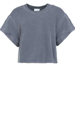 Cropped Washed Soft Sweater Dafstreet | Grey... | American Vintage | Little Soho
