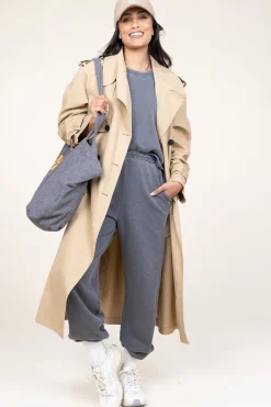 Cropped Washed Soft Sweater Dafstreet | Grey... | American Vintage | Little Soho