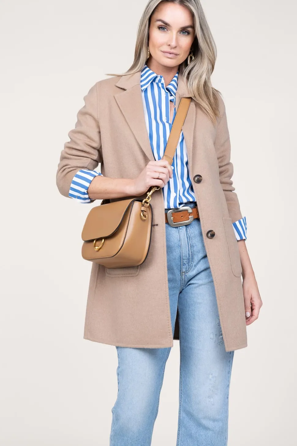 Crossbody Bag Meg | Camel... | Gianni Chiarini | Little Soho