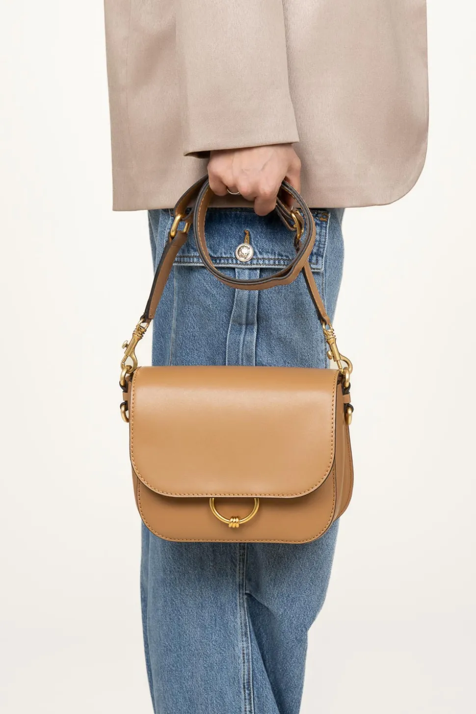 Crossbody Bag Meg | Camel... | Gianni Chiarini | Little Soho