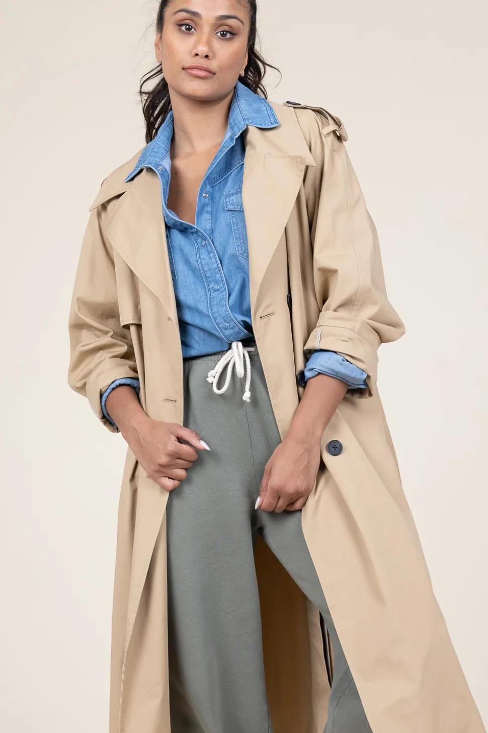 Denim Blouse Diosa | Blue... | Kocca | Little Soho