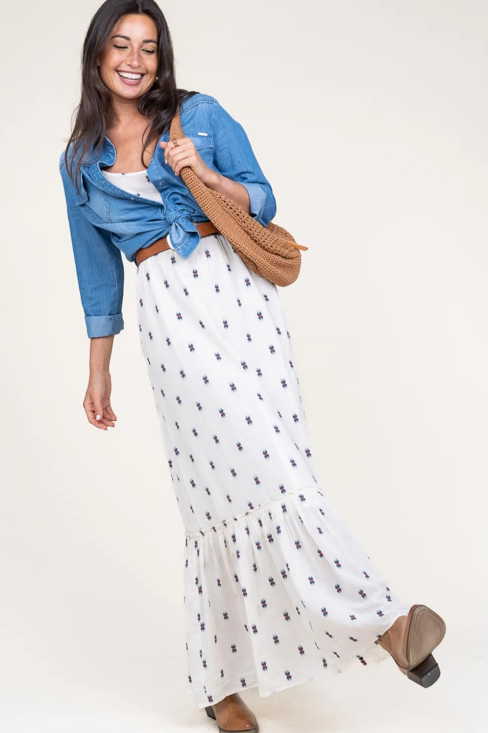 Denim Blouse Diosa | Blue... | Kocca | Little Soho