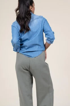Denim Blouse Diosa | Blue... | Kocca | Little Soho