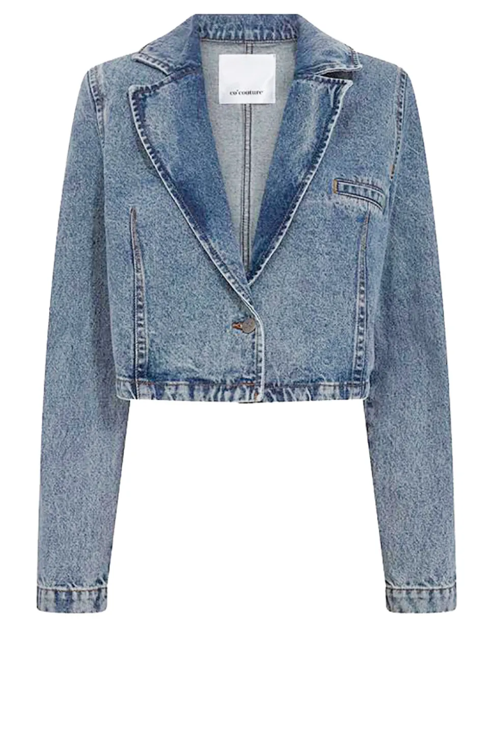 Denim Cropped Jacket Vika | Blue... | Co'Couture | Little Soho